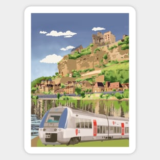 Dordogne train Sticker